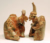 Nayarit Pottery Seated Male and Female Elder Couple (2) - Art for Eternity