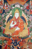 Sino Tibetan Painted Thanka of a High Priest Tsonghapa - Art for Eternity