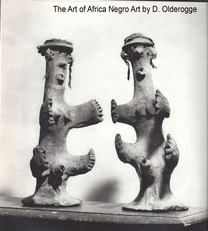Pair of Ewe Terrracotta Ancestor Shrine Figures