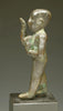 Egyptian Bronze Striding Priest holding a Baboon - Art for Eternity