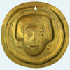 Narino Gold Circular Disc Depicting a Coca Chewer - Art for Eternity