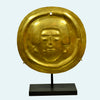 Narino Gold Circular Disc Depicting a Coca Chewer - Art for Eternity