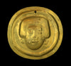 Narino Gold Circular Disc Depicting a Coca Chewer - Art for Eternity