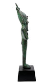 Egyptian Bronze Standing Mummiform Figure of Osiris