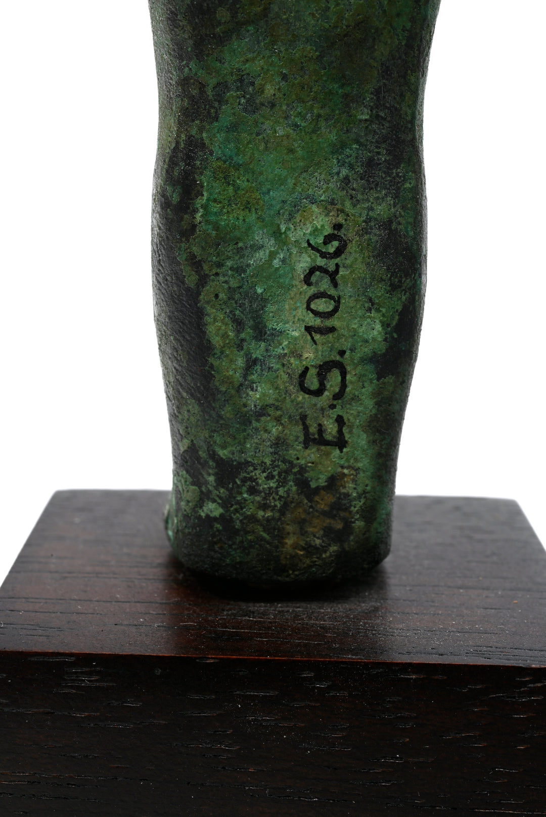 Egyptian Bronze Standing Mummiform Figure of Osiris
