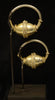 Eastern European Gilt Silver Hoop Earrings (2) - Art for Eternity