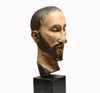 Spanish Colonial Polychrome Head of a Saint - Art for Eternity