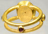 Superb Roman Gold Ring with Carnelian Stone Signet Intaglio - Art for Eternity