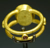 Superb Roman Gold Ring with Carnelian Stone Signet Intaglio - Art for Eternity