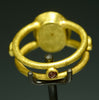 Superb Roman Gold Ring with Carnelian Stone Signet Intaglio - Art for Eternity