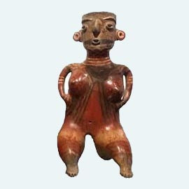 Zacatecas Painted Pottery Female