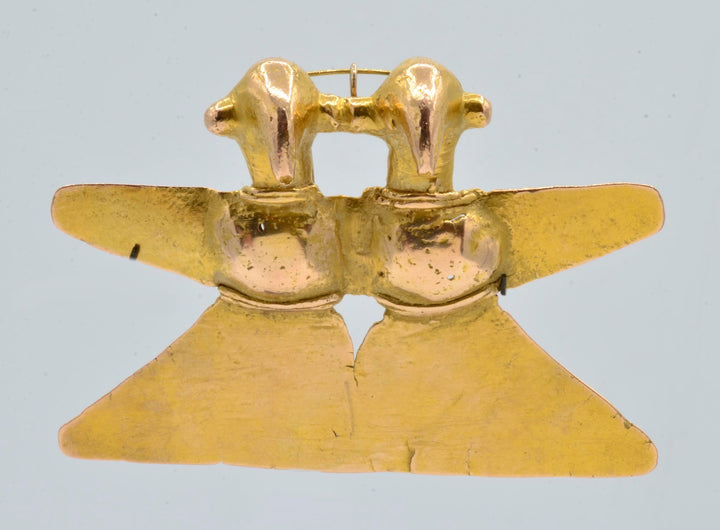Sinu Gold Double Bird Pendant - Art for Eternity