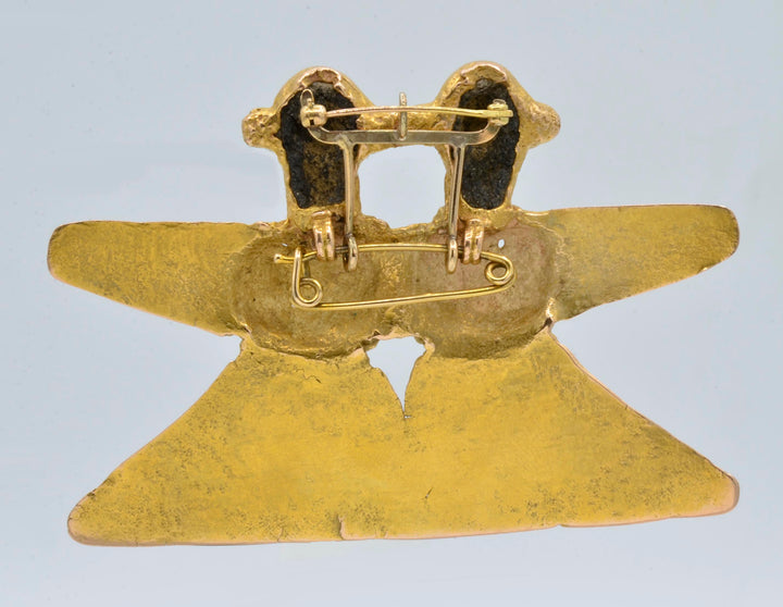 Sinu Gold Double Bird Pendant - Art for Eternity