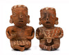 Pre-Columbian Nayarit Pottery Seated Couple