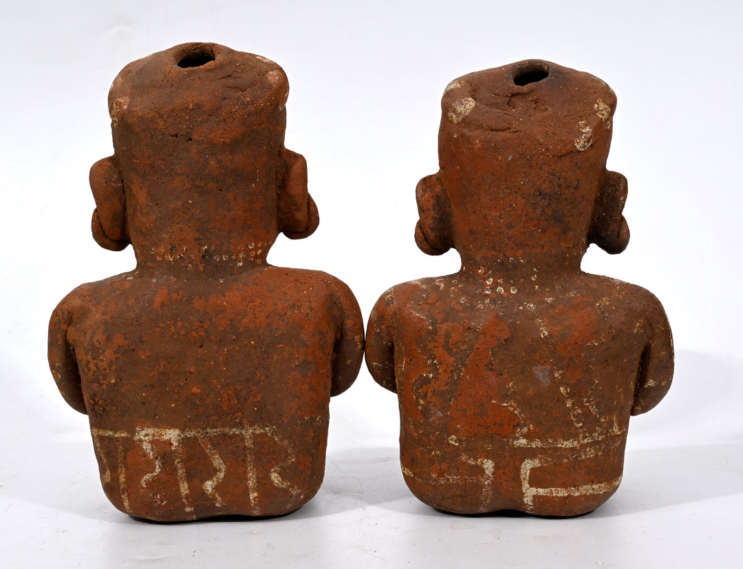 Pre-Columbian Nayarit Pottery Seated Couple