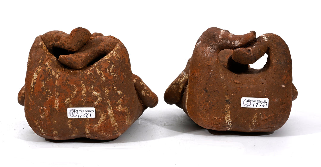 Pre-Columbian Nayarit Pottery Seated Couple
