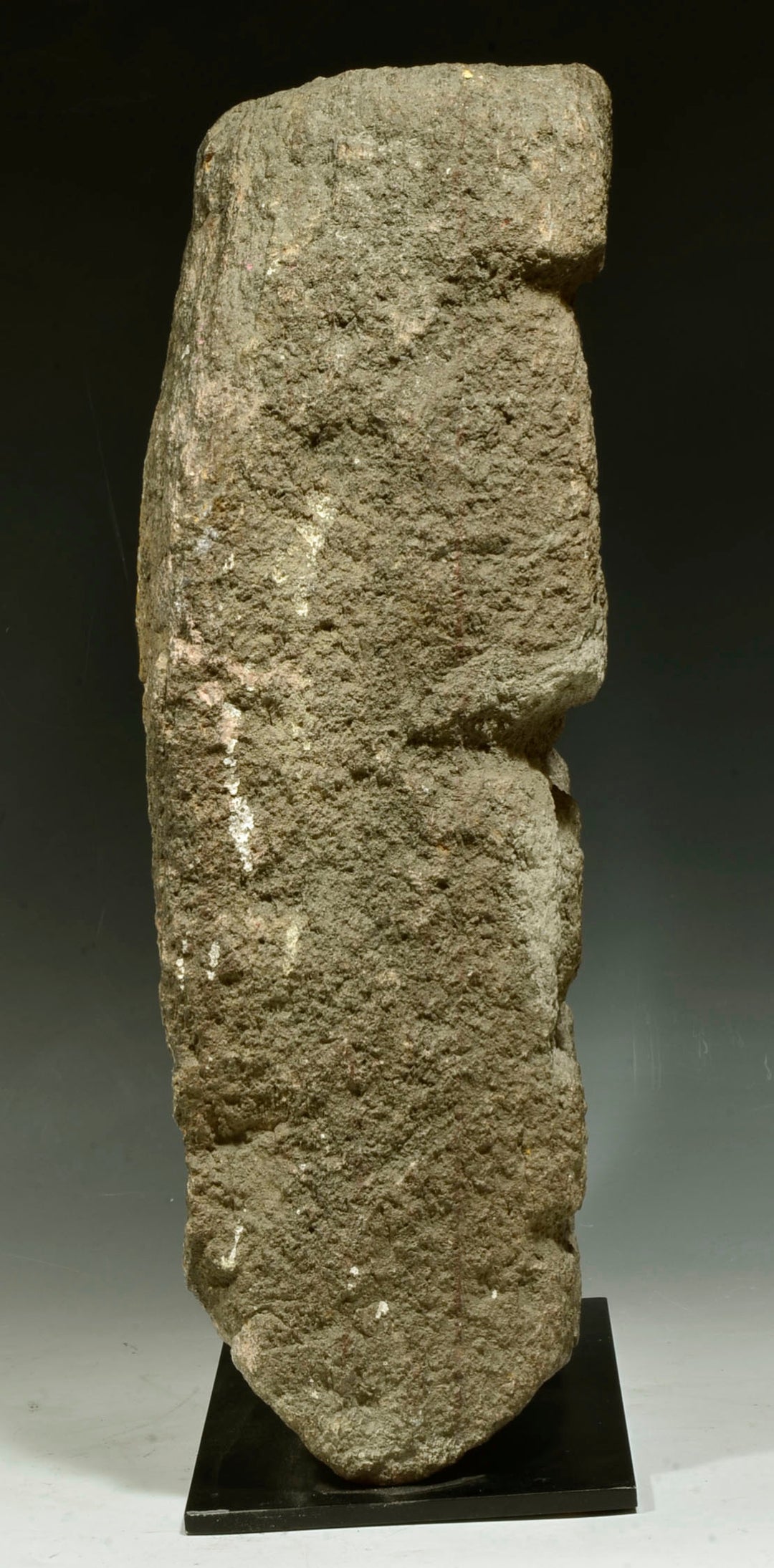 Mixtexc Basalt Stone Carved Figural Stele