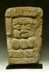Mixtexc Basalt Stone Carved Figural Stele