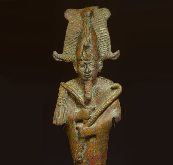 Fine Large Ancient Egyptian Bronze Osiris
