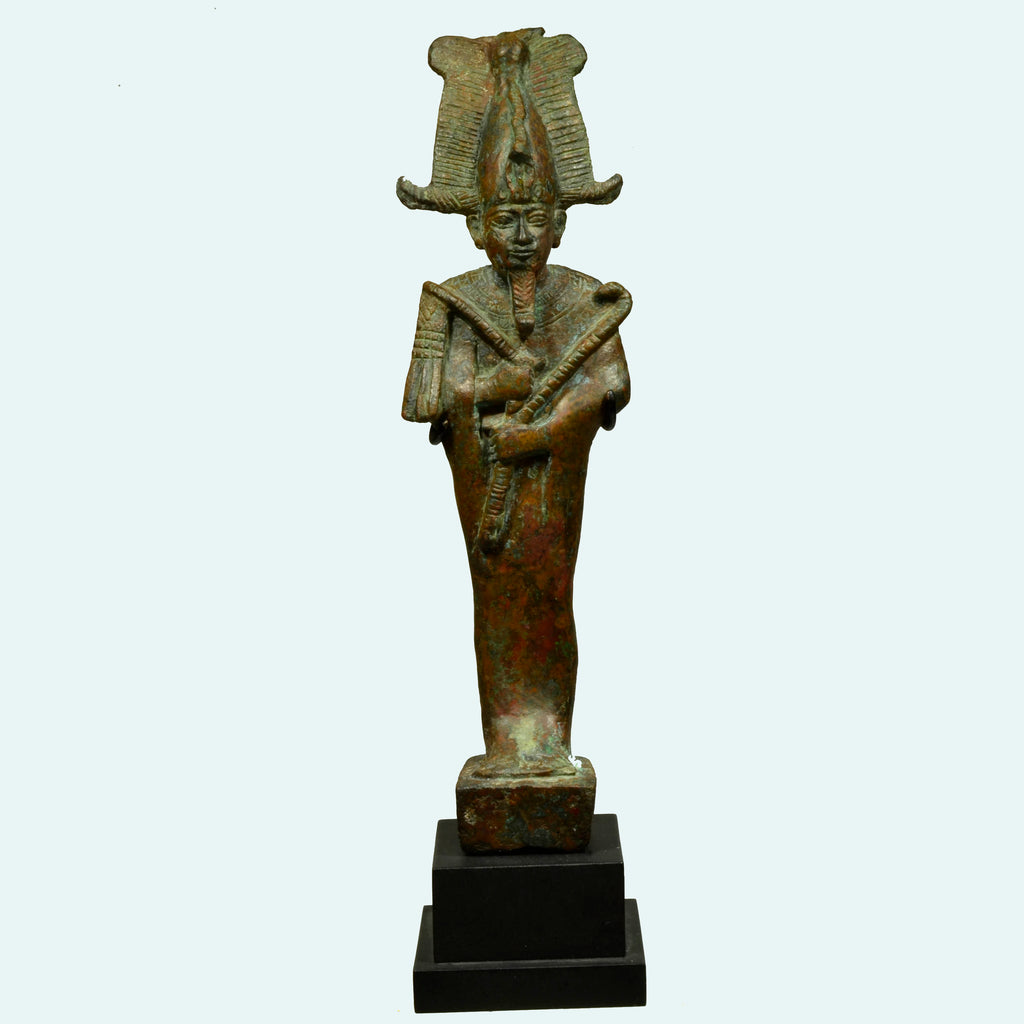 Fine Large Ancient Egyptian Bronze Osiris - Art for Eternity