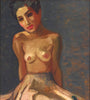 Jose Sabogal Oil on Panel Seated Female - Art for Eternity