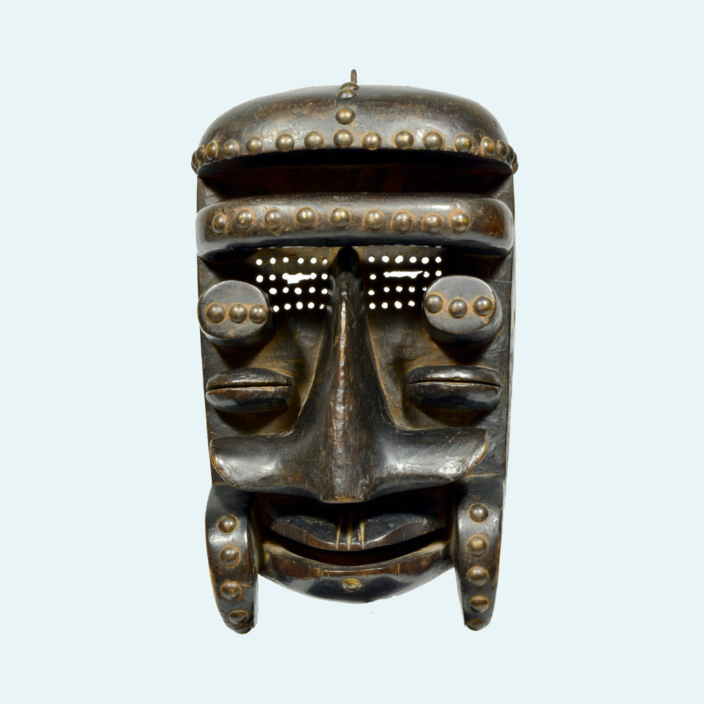 Superb Bete Wood Carved Initiation Mask