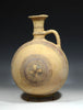 Cypriot Bichrome Pottery Barrel Shape Bullseye Flask - Art for Eternity