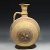 Cypriot Bichrome Pottery Barrel Shape Bullseye Flask - Art for Eternity