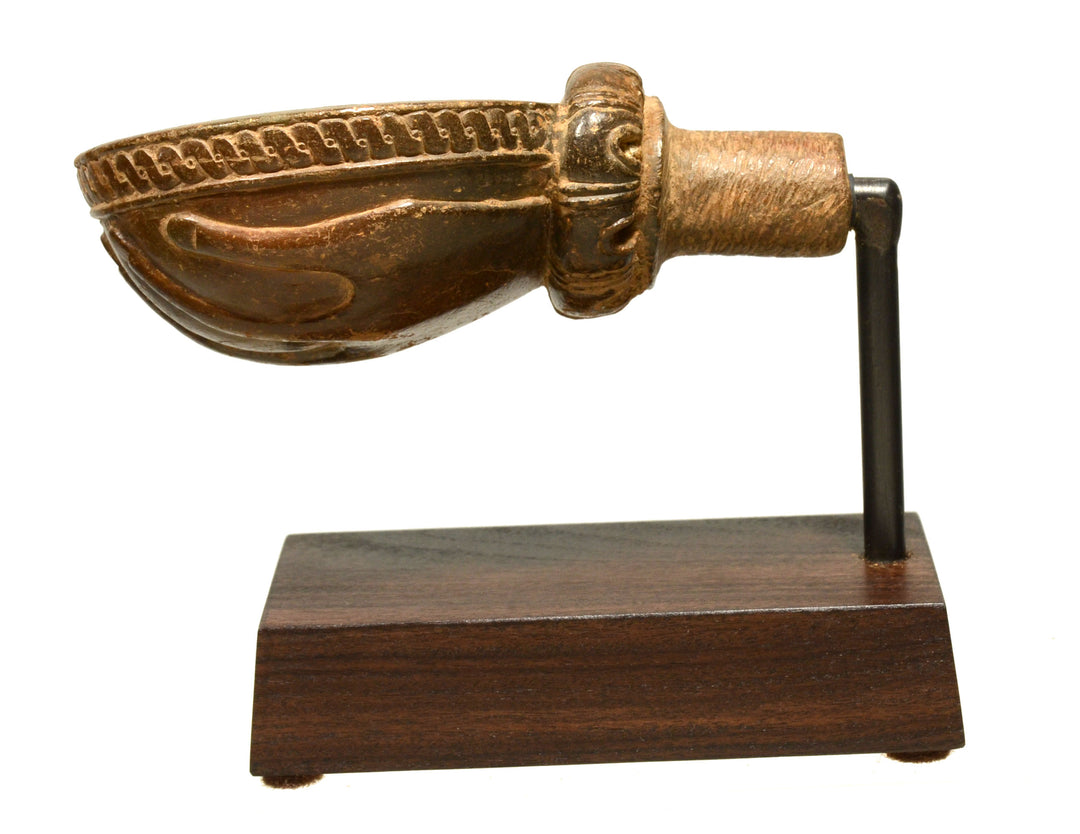 Fine Syrian Steatite Carved Libation Spoon