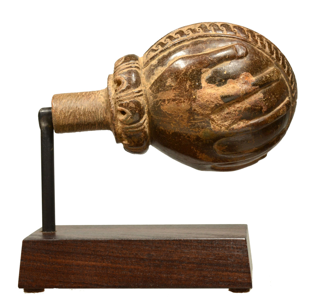 Fine Syrian Steatite Carved Libation Spoon