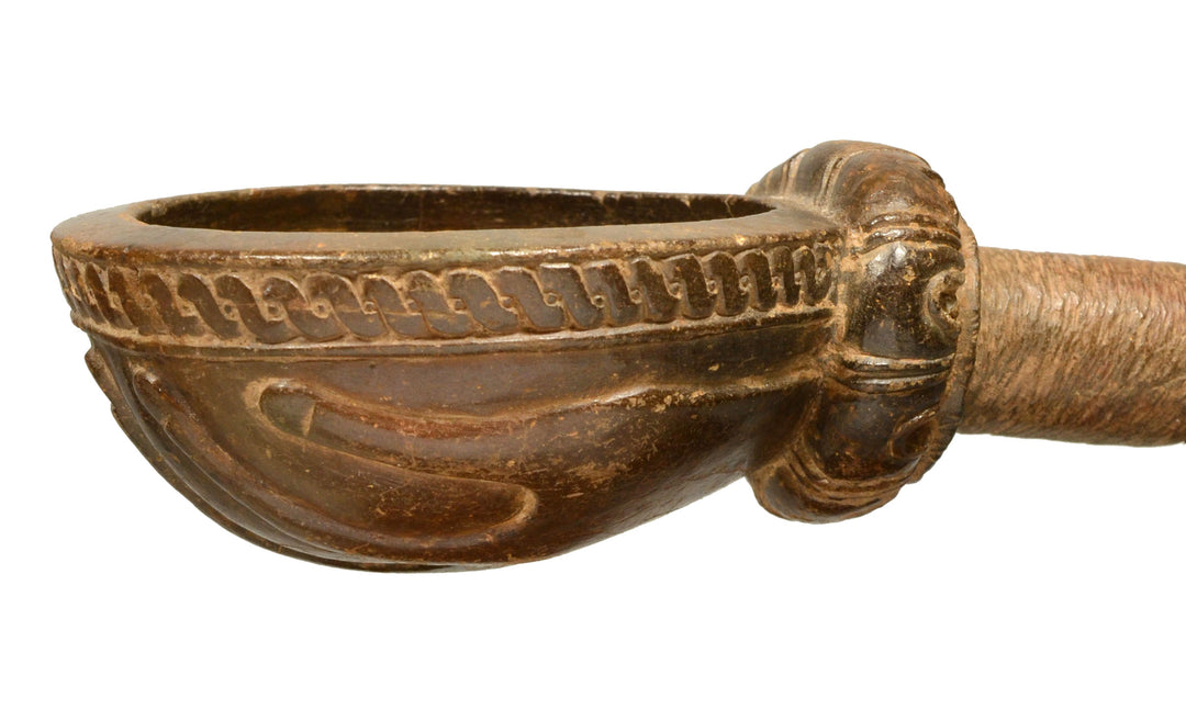 Fine Syrian Steatite Carved Libation Spoon