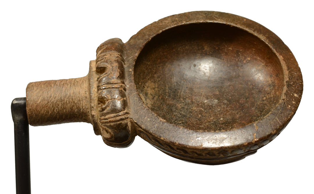 Fine Syrian Steatite Carved Libation Spoon