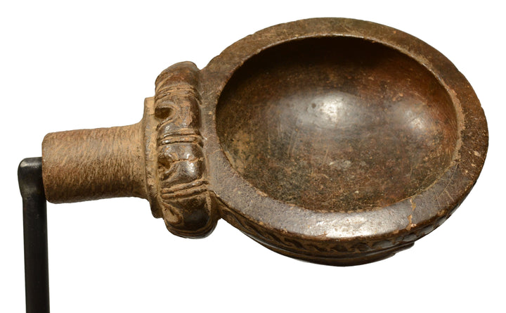 Fine Syrian Steatite Carved Libation Spoon