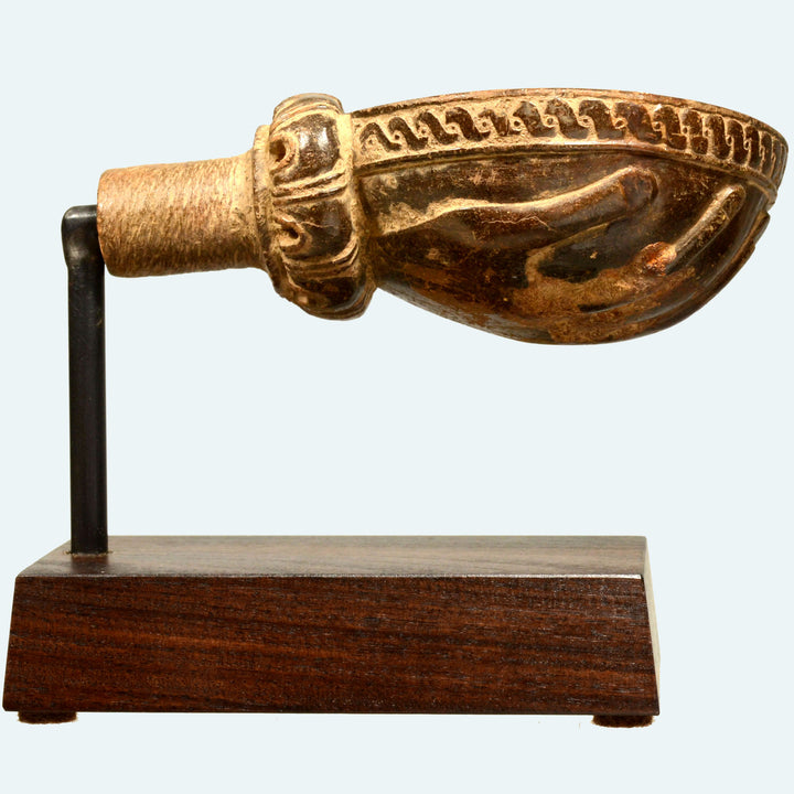 Fine Syrian Steatite Carved Libation Spoon