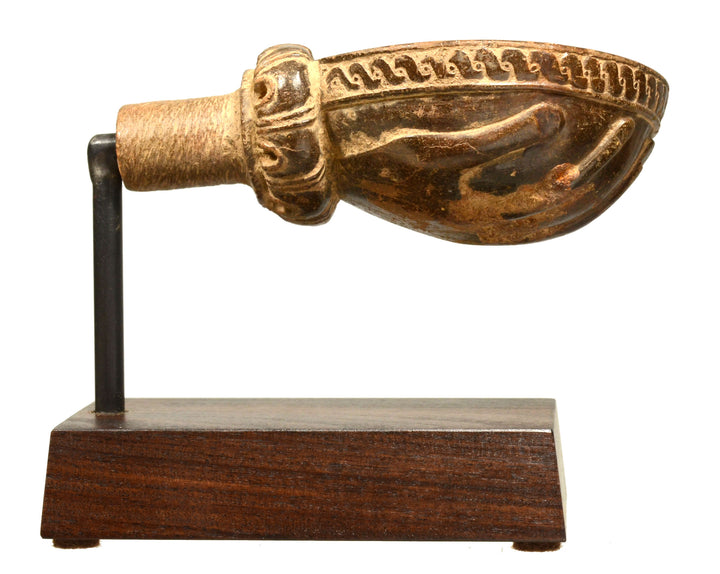 Fine Syrian Steatite Carved Libation Spoon