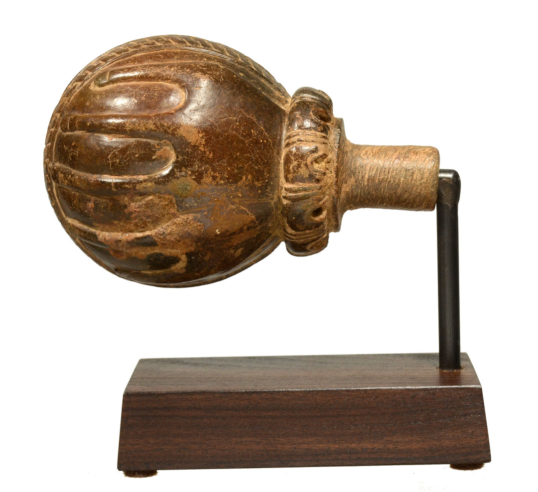 Fine Syrian Steatite Carved Libation Spoon