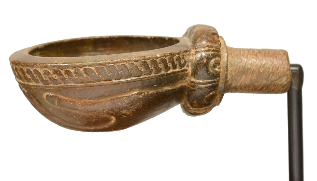 Fine Syrian Steatite Carved Libation Spoon