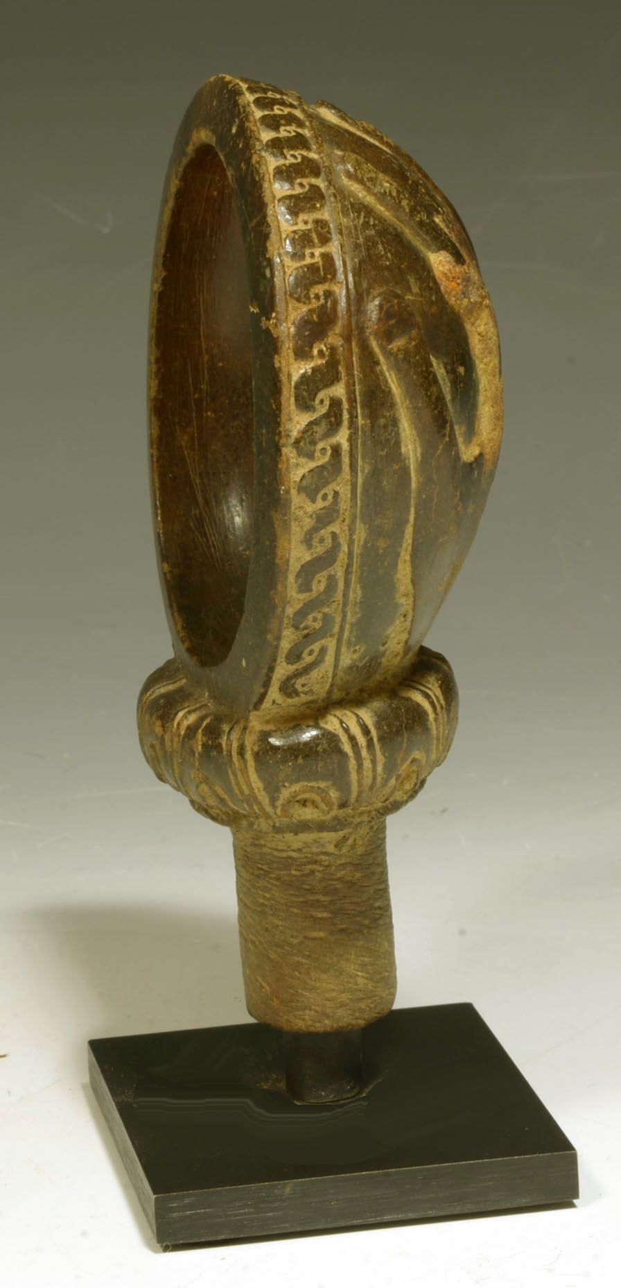 Fine Syrian Steatite Carved Libation Spoon