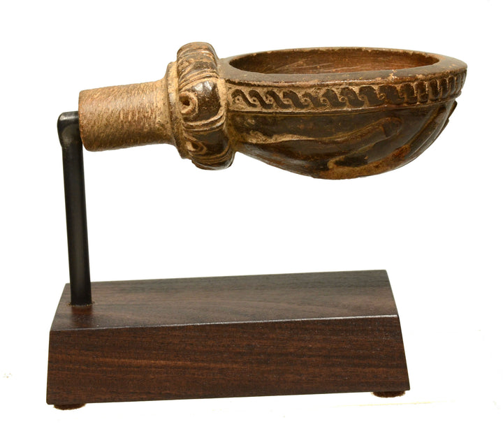 Fine Syrian Steatite Carved Libation Spoon