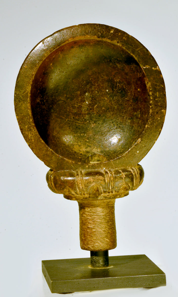 Fine Syrian Steatite Carved Libation Spoon