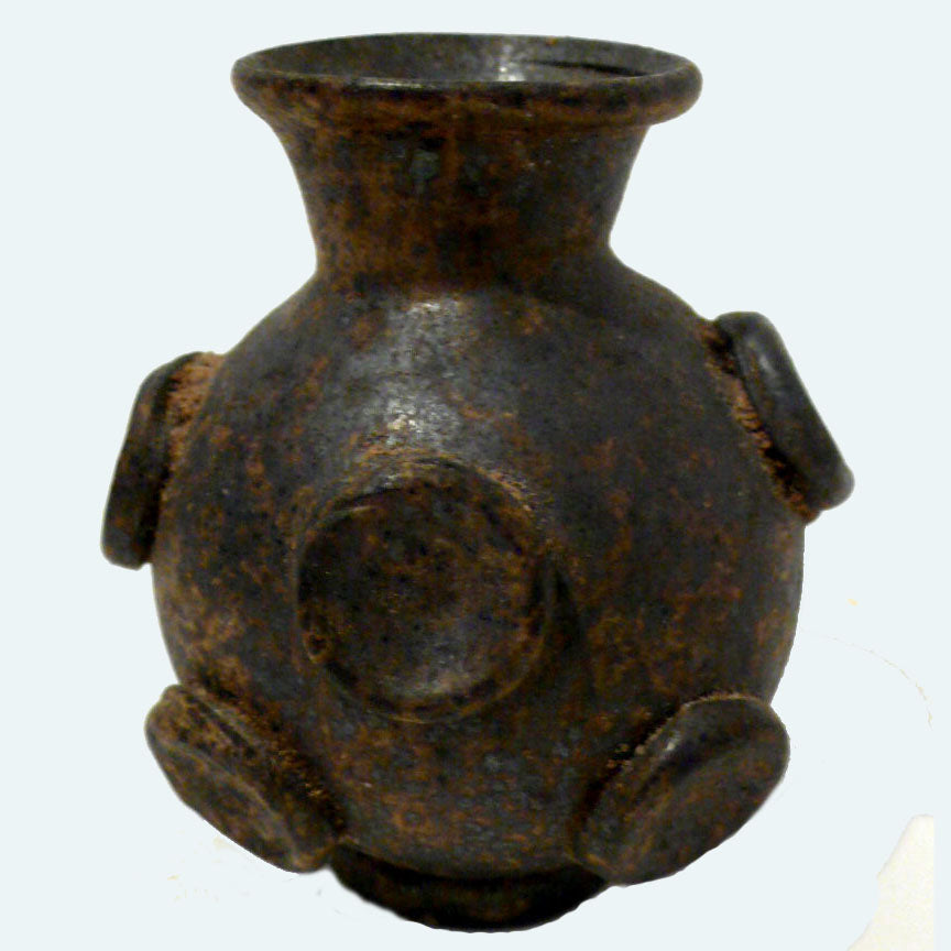 Sassanian Aubergine Glass Jar