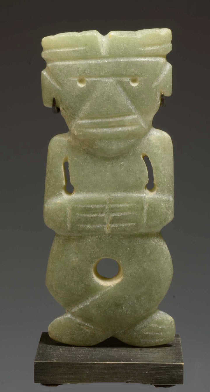 Costa Rican Green Jade Axe God