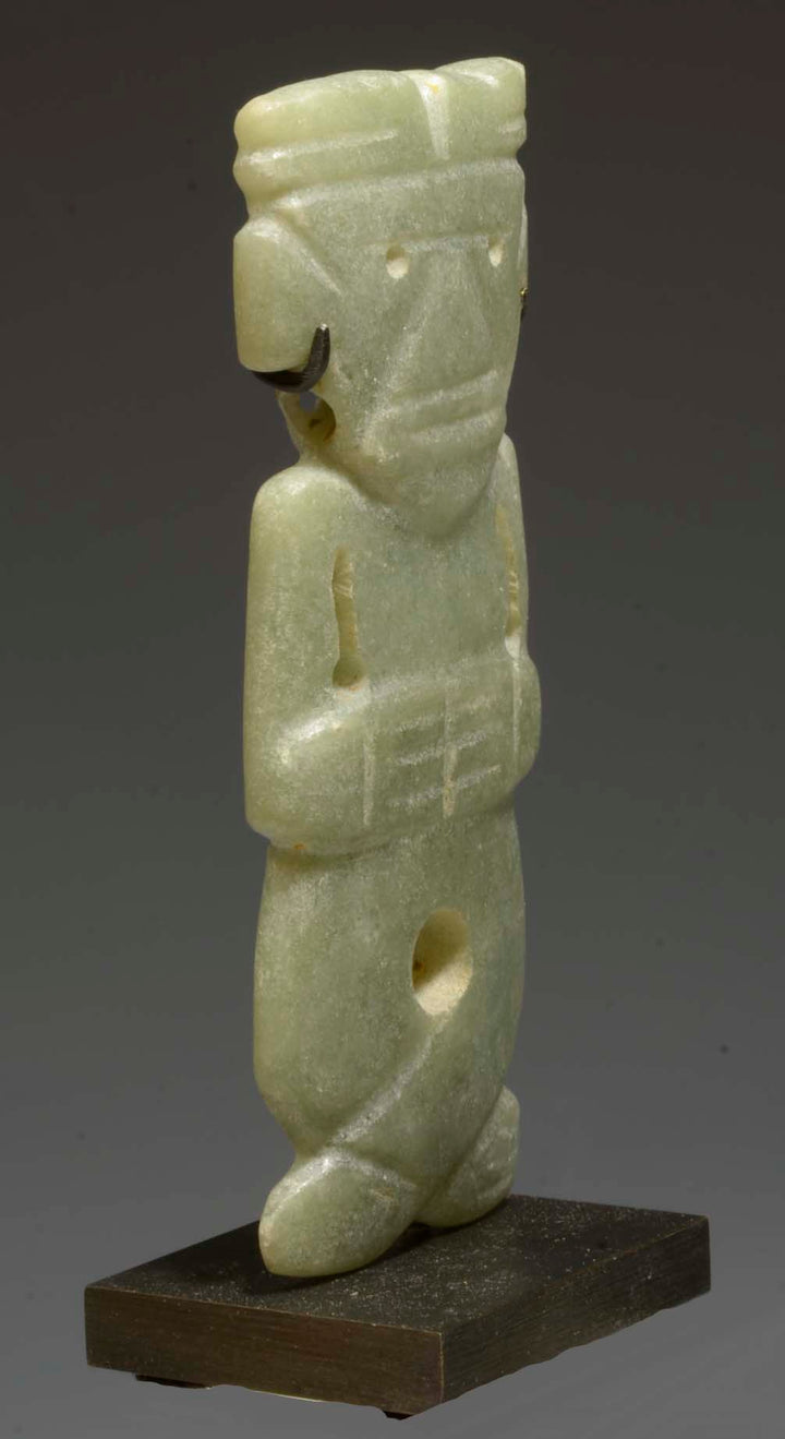 Costa Rican Green Jade Axe God