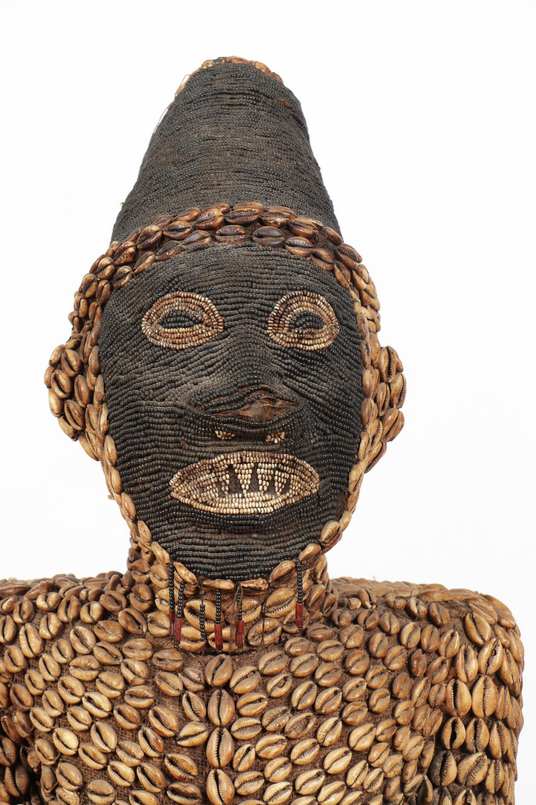 Large Cameroon Bamileke Lefem Commemorative Seated Figure