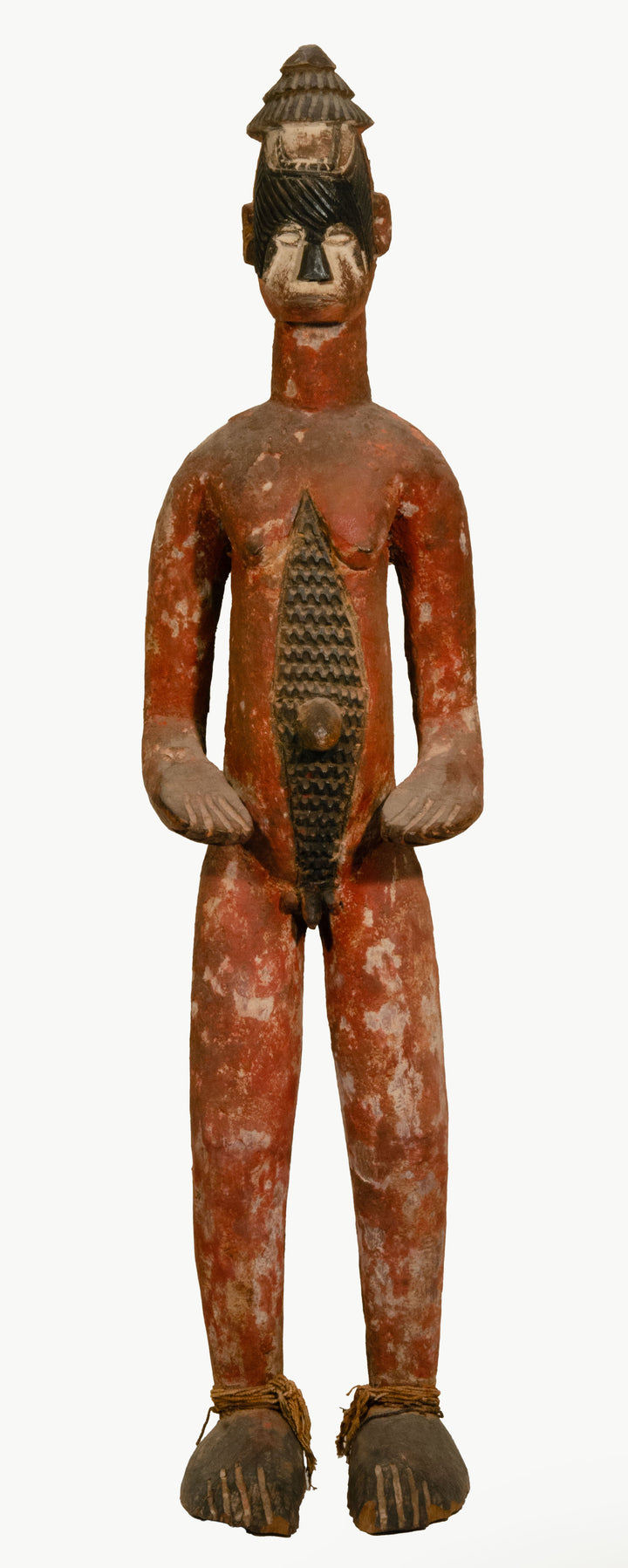 African Large Igbo Wood Alusi Ancestor Shrine Figure
