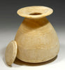 Near Eastern Alabaster Piriform Lidded Jar - Art for Eternity