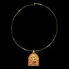 Indian Gold Pendant for the God Hanuman