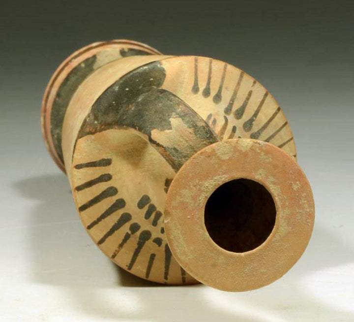Greek Attic White Ground Black Figure Lekythos
