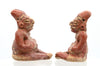 Chupicuaro Miniature Polychrome Decorated Seated Figures (2) - Art for Eternity