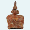 Pre-Columbian Nayarit Figure with Painted Ponch and Tall Headdress